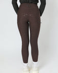 Thermal Performance Reitleggings mit Vollbesatz (Braun)