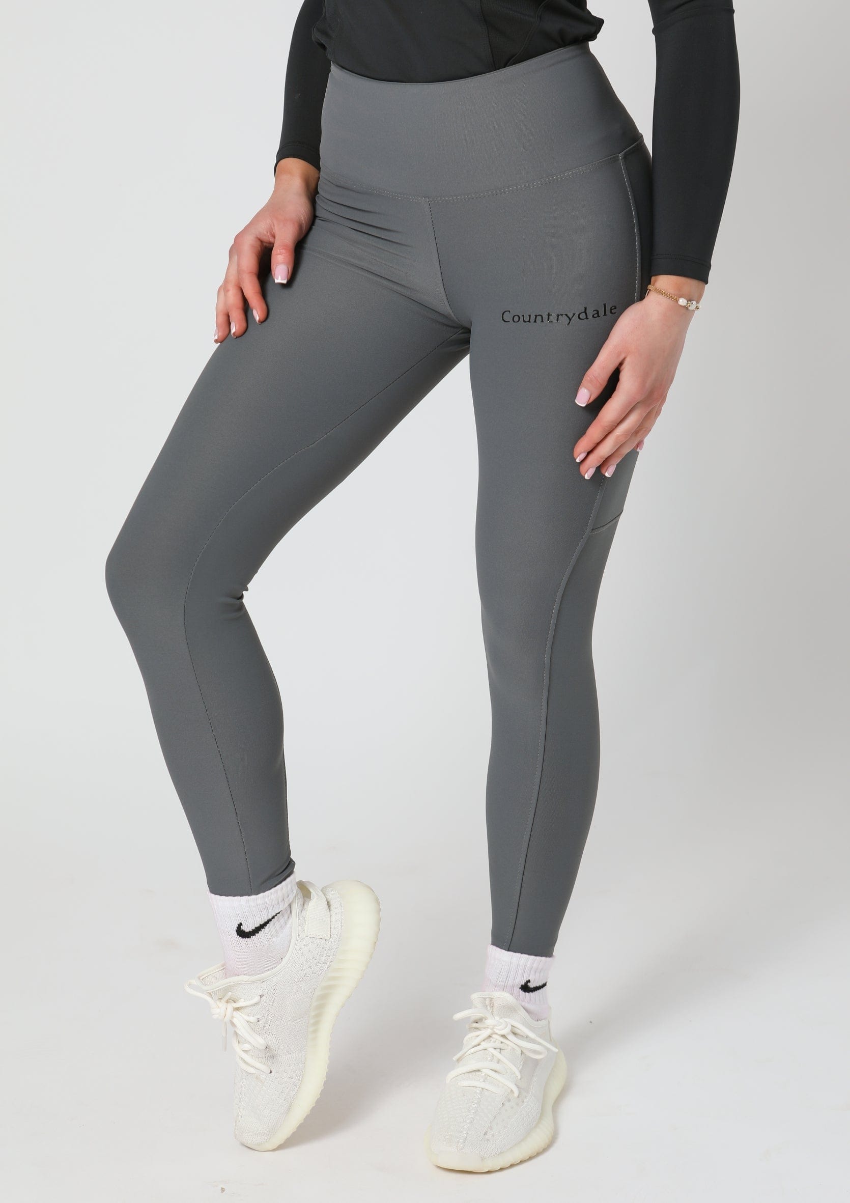 Legging à enfiler au quotidien (gris)
