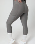 Motion Reitleggings mit Vollbesatz (Grau)