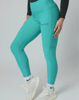 Alltags-Leggings zum Anziehen (Aqua)