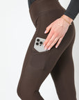 Leggings zum Anziehen für jeden Tag (Braun)