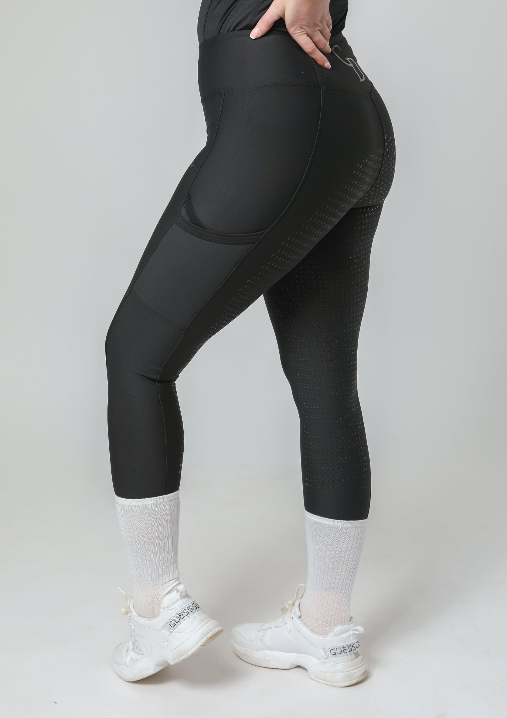 Motion Full Seat Riding Leggings (Black)