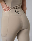 Legging d'équitation Motion Full Seat (Beige)