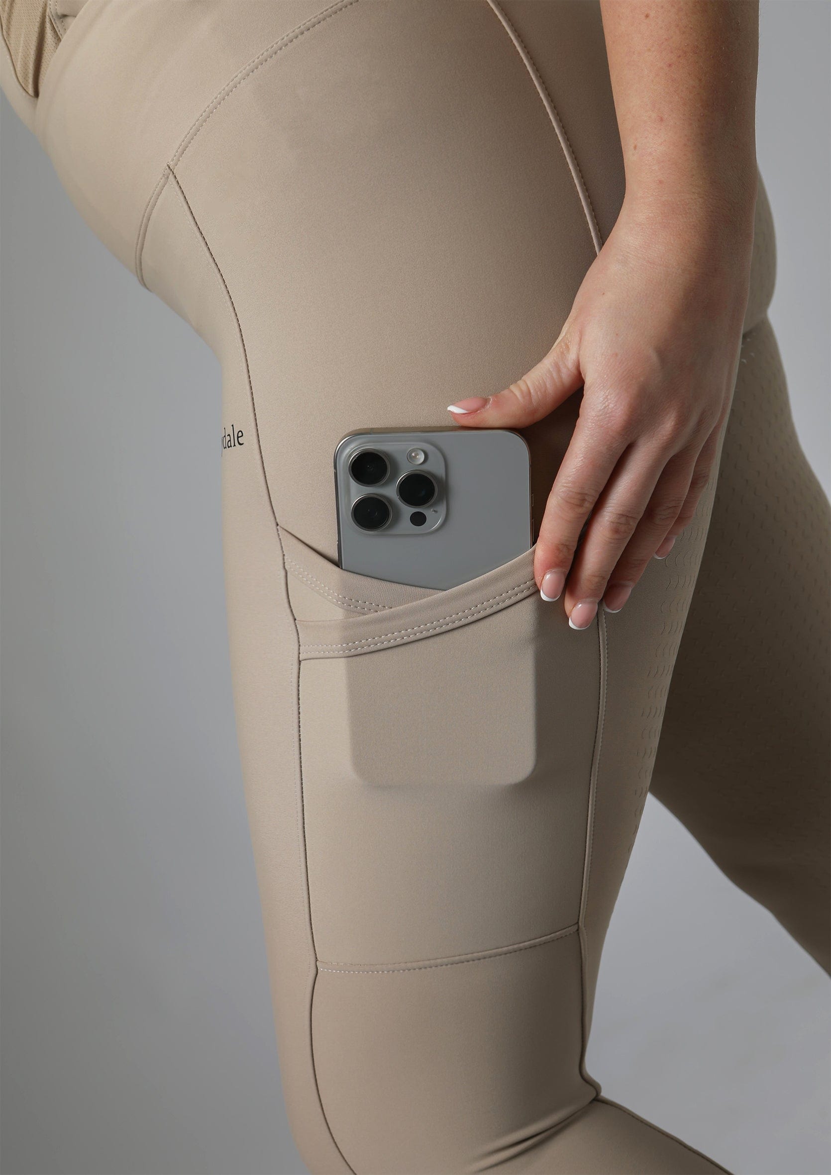 Legging d'équitation Motion Full Seat (Beige)