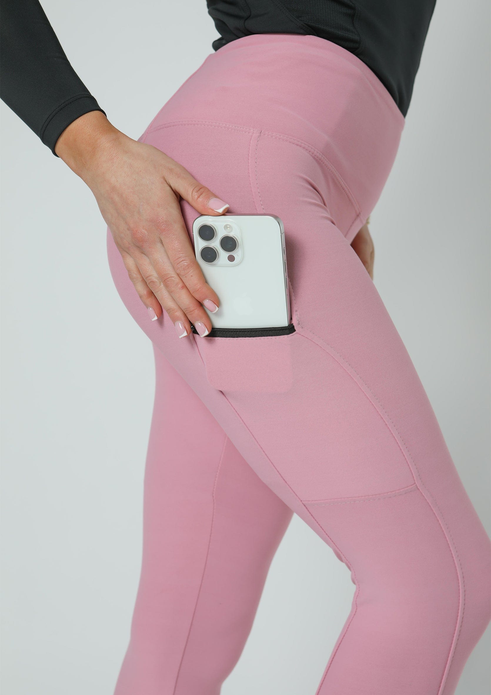 Legging à enfiler de tous les jours (rose blush)