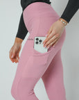 Legging à enfiler de tous les jours (rose blush)