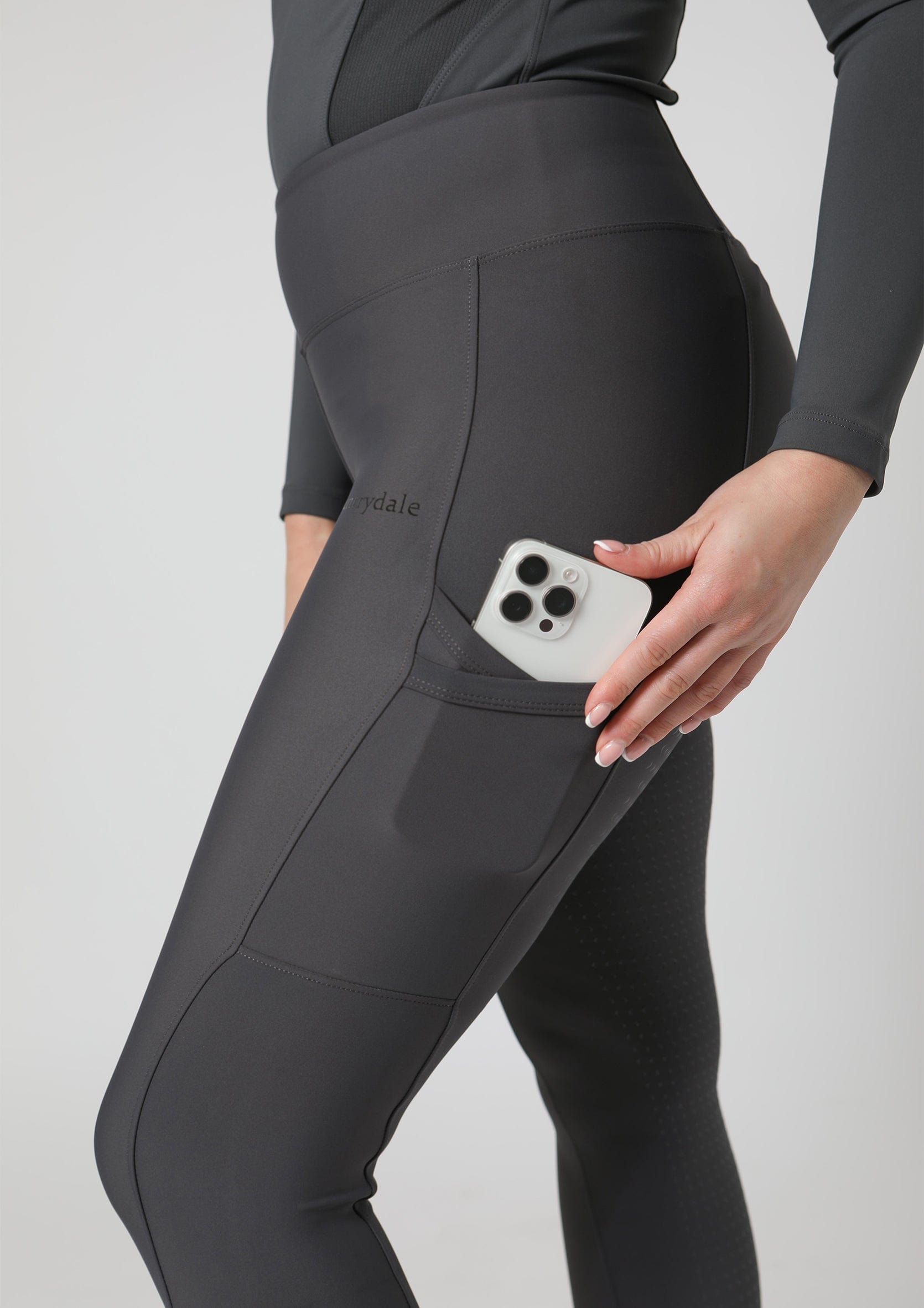 Leggings d'équitation Motion Full Seat (anthracite)