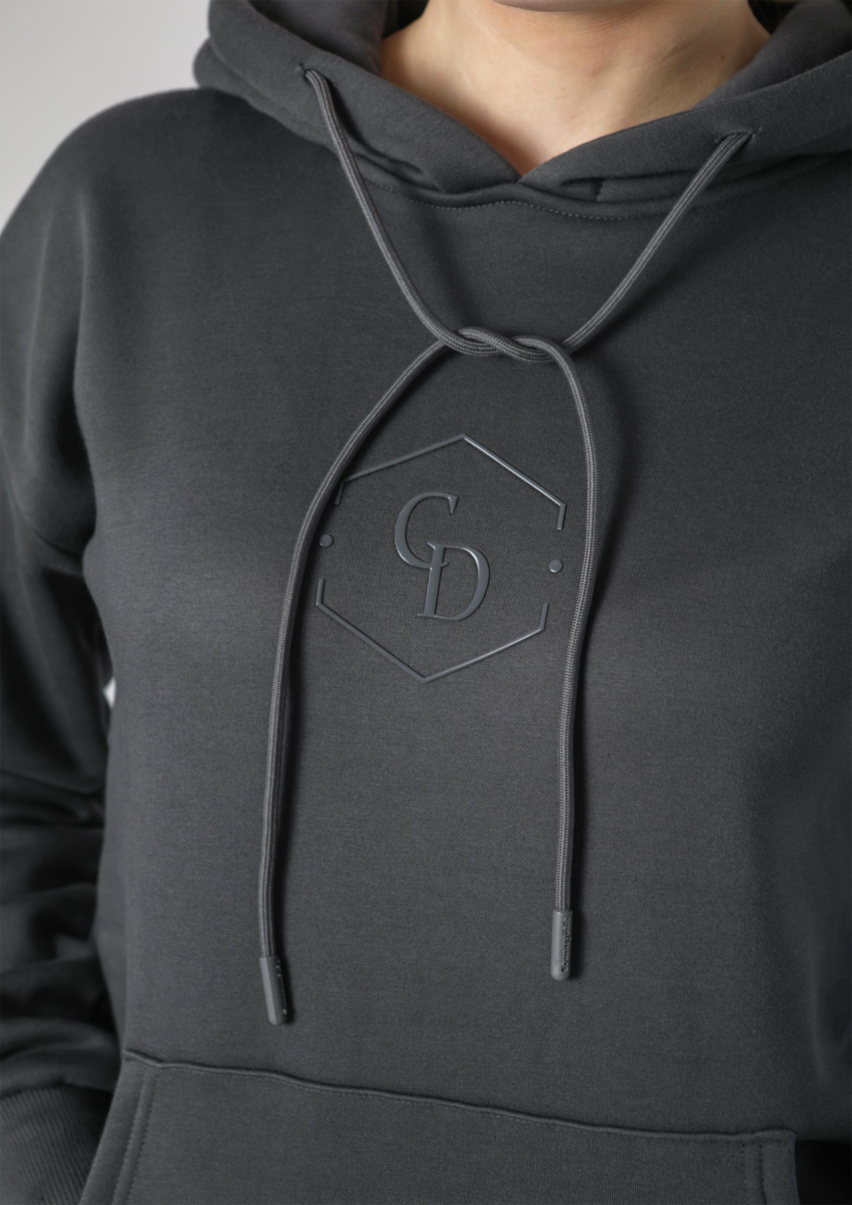 Signature-Kapuzenpullover (Anthrazit)