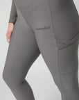 Motion Reitleggings mit Vollbesatz (Grau)