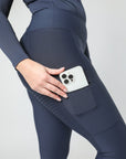 Motion Full Seat Riding Leggings (Navy)