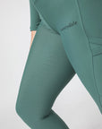 Leggings d'équitation Motion Full Seat (sauge)