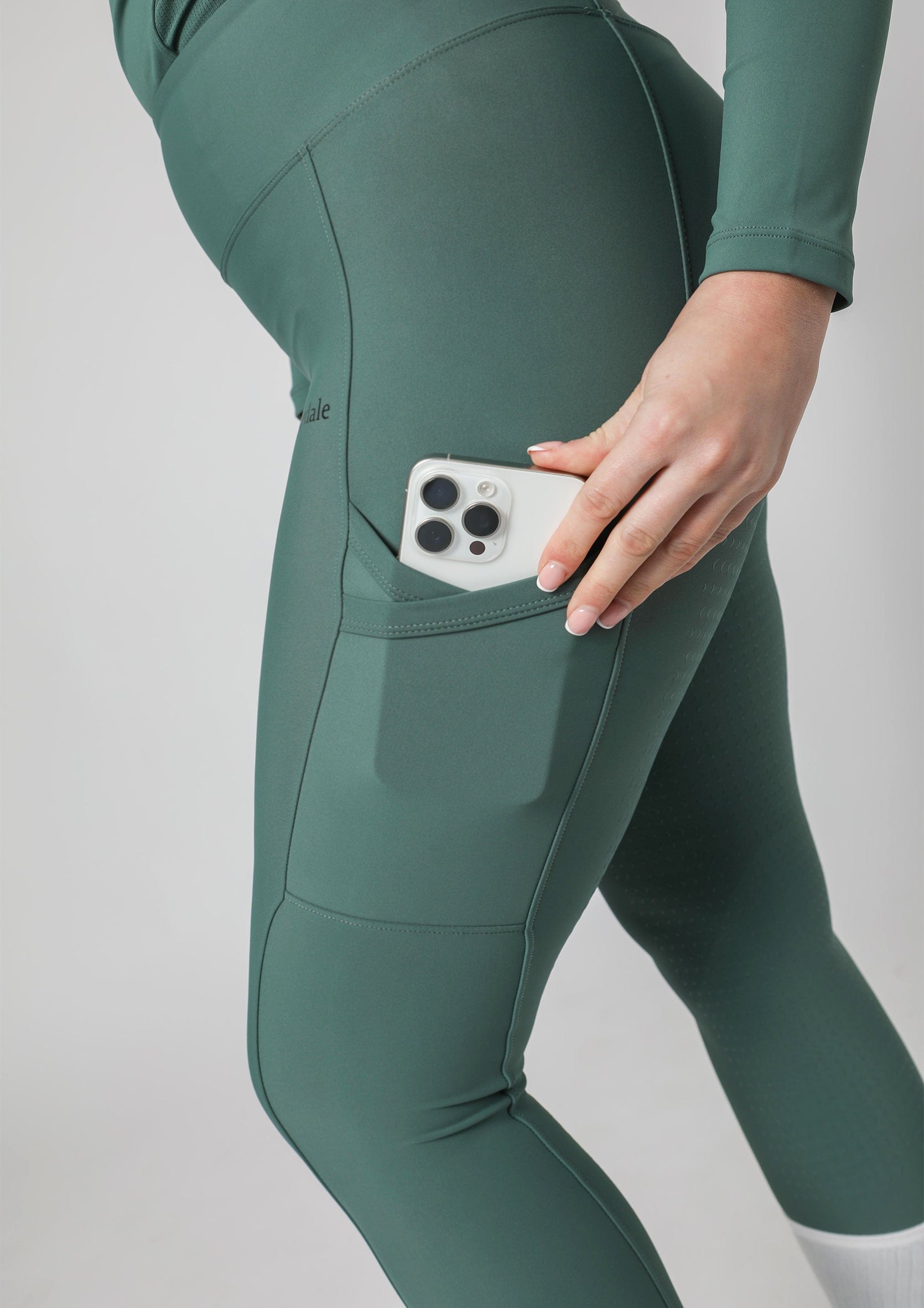 Leggings d'équitation Motion Full Seat (sauge)