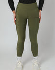 Leggings d'équitation Thermal Performance à fond intégral (Hunter Green)
