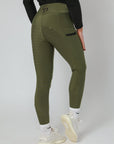 Leggings d'équitation Thermal Performance à fond intégral (Hunter Green)