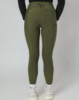 Leggings d'équitation Thermal Performance à fond intégral (Hunter Green)
