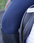 Knee Patch Comfi-Wear Riding Tights (Navy)
